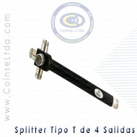 Accesorio utilizado para derivar una salida de amplificador para cuatro antenas internas (antena tipo hongo o panel).